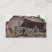 Pehlangの城砦1860年(卵白の銀のプリント) 名刺 (裏面)