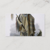 Pehriska-Ruhpa、Minatarreまたは大きい膨らまされたインディアン、 名刺 (裏面)