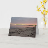 PEIノテカード・レッド・ポイント カード (黄色い花)