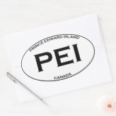 PEI – プリンスエドワード島カナダ 楕円形シール (封筒)
