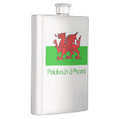 Peidiwchのâ PhoeniウェールズHipflask フラスク (右)