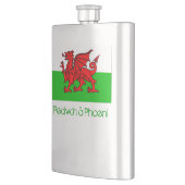 Peidiwchのâ PhoeniウェールズHipflask フラスク (左)