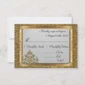 PeifferフォーマルなRSVPのカード 出欠カード (裏面)