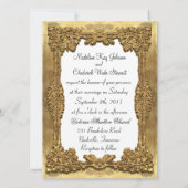 Peifferフォーマル写結婚真5.5 x 7.5 招待状 (裏面)