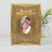 Peifferフォーマル写結婚真5.5 x 7.5 招待状 (スタンド正面)