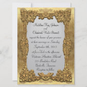 Peiffer 6.5 x 8.75 Monogram Weding Invite（Peiffer  招待状 (正面)