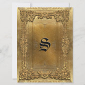 Peiffer 6.5 x 8.75 Monogram Weding Invite（Peiffer  招待状 (裏面)