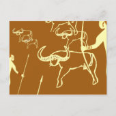 Peinture rupestre tassili préhistoire  ポストカード (正面)