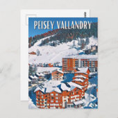 Peisey-Vallandry Station de ski ポストカード (正面/裏面)