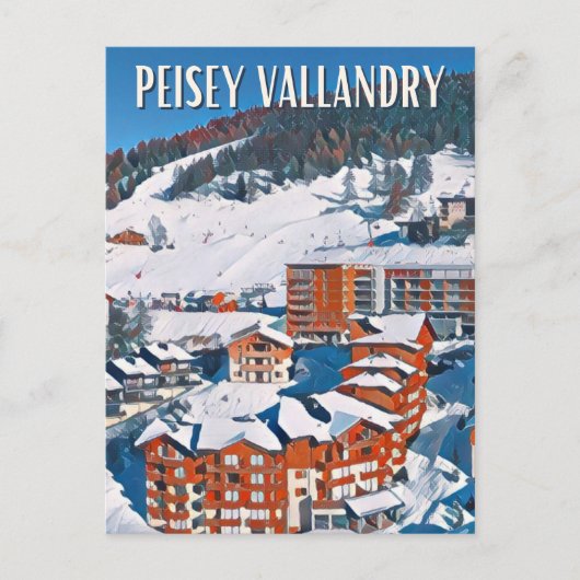 Peisey-Vallandry Station de ski ポストカード (正面)
