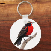  peito-vermelho-grande (Sturnella defilippii), キーホルダー (正面)