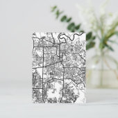 Pekanbaru Indonesia City Map ポストカード (スタンド正面)