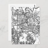 Pekanbaru Indonesia City Map ポストカード (正面/裏面)