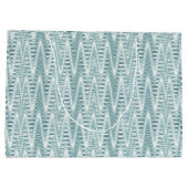 Pekinの白いアヒル-反射の自然の写真 ラージペーパーバッグ (裏面)