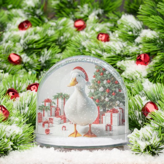 PEKIN CHRISTMAS DUCK SNOW GLOBE (クリスマス)