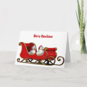 Pekin Ducks Christmas カード (正面)
