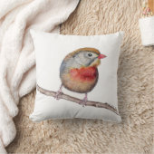 Pekin Robin Bird (Leiothrix lutea) クッション (ブランケット)