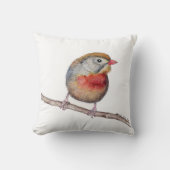 Pekin Robin Bird (Leiothrix lutea) クッション (正面)