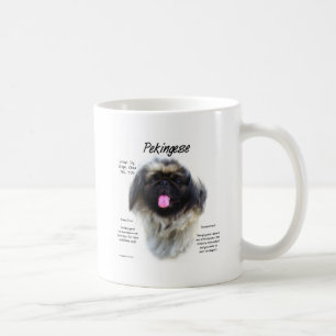 Pekingeseの歴史のデザイン コーヒーマグカップ