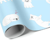 Pekingeseパターン包装紙 ラッピングペーパー (ロールコーナー)