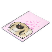 Pekingese愛(切られるショー) ノートブック (左側)