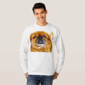Pekingese犬の恋人のティー Tシャツ (正面フル)