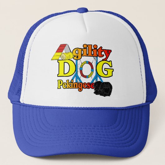 Pekingese_Agilityギフト キャップ (正面)