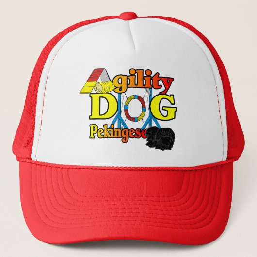 Pekingese_Agilityギフト キャップ (正面)