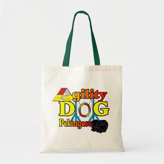 Pekingese_Agilityギフト トートバッグ (正面)