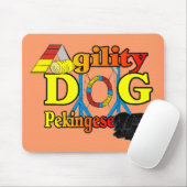 Pekingese_Agilityギフト マウスパッド (マウス)