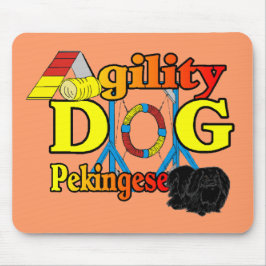 Pekingese_Agilityギフト マウスパッド