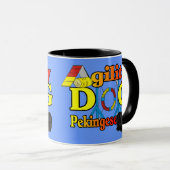 Pekingese_Agilityギフト マグカップ (正面右)
