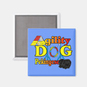 Pekingese_Agilityギフト マグネット (正面/裏面)