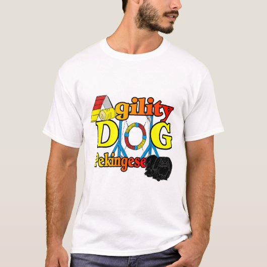 Pekingese_Agilityギフト Tシャツ (正面)