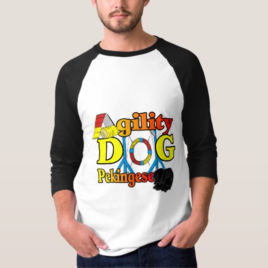 Pekingese_Agilityギフト Tシャツ (正面)