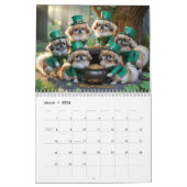 Pekingese Calendar カレンダー (3月 2026)