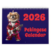 Pekingese Calendar カレンダー (カバー)
