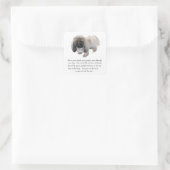 Pekingese Keepsake – 女性 スクエアシール (バッグ)