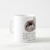 Pekingese Keepsake - MALE コーヒーマグカップ (正面左)