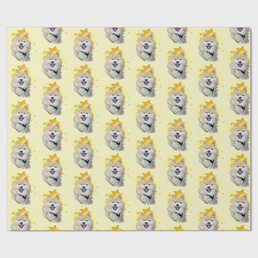 Pekingese Long Fold Small Dog is a Star ラッピングペーパー (フラット)