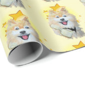 Pekingese Long Fold Small Dog is a Star ラッピングペーパー (ロールコーナー)