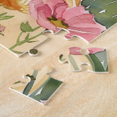 Pekingese Puzzle – Watercolor Dog Art ジグソーパズル (側面)