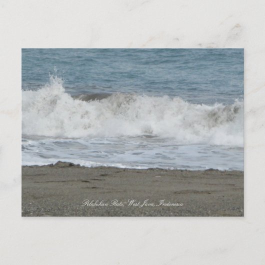 Pelabuhan Ratu、西ジャワ、インドネシア ポストカード (正面)