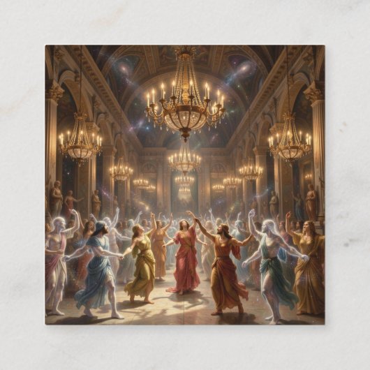 Pelasgian Dance Magic World 0 Fa023 スクエア名刺 (裏面)