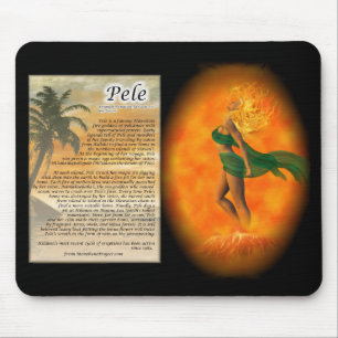 Pele -火のマウスパッドのハワイの女神 マウスパッド