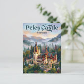 Peleș Castle Romania ポストカード (スタンド正面)