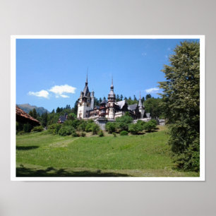 Peles Castle, Sinaia，ルーマニア ポスター