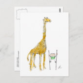 Pelham及びキリンの郵便はがき ポストカード (正面/裏面)