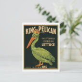 Pelicanクラークスバーグカリフォルニア王のアイスバーグレタス ポストカード (スタンド正面)