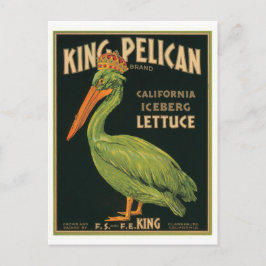 Pelicanクラークスバーグカリフォルニア王のアイスバーグレタス ポストカード